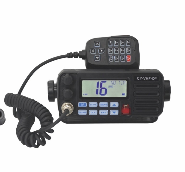 Système d'installation radio GMDSS VHF à terminal portatif avec une plage de fréquences de 156,05 à 163,2 MHz